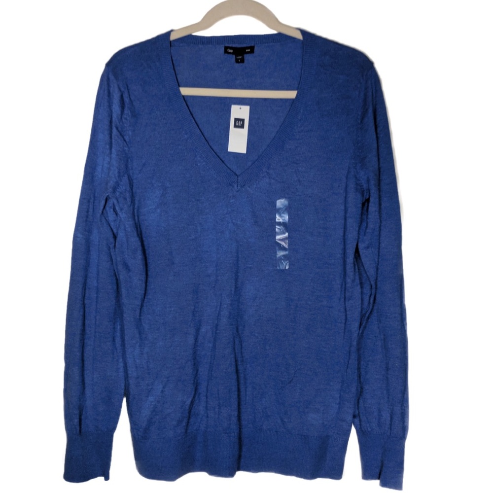 Gap Blue V-Neck Sweater